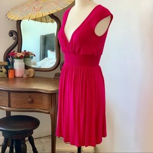 Spring in your step pink cotton dress